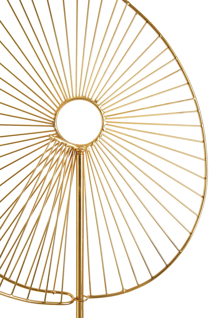 Amalfi Gold Finish Paisley Sculpture
