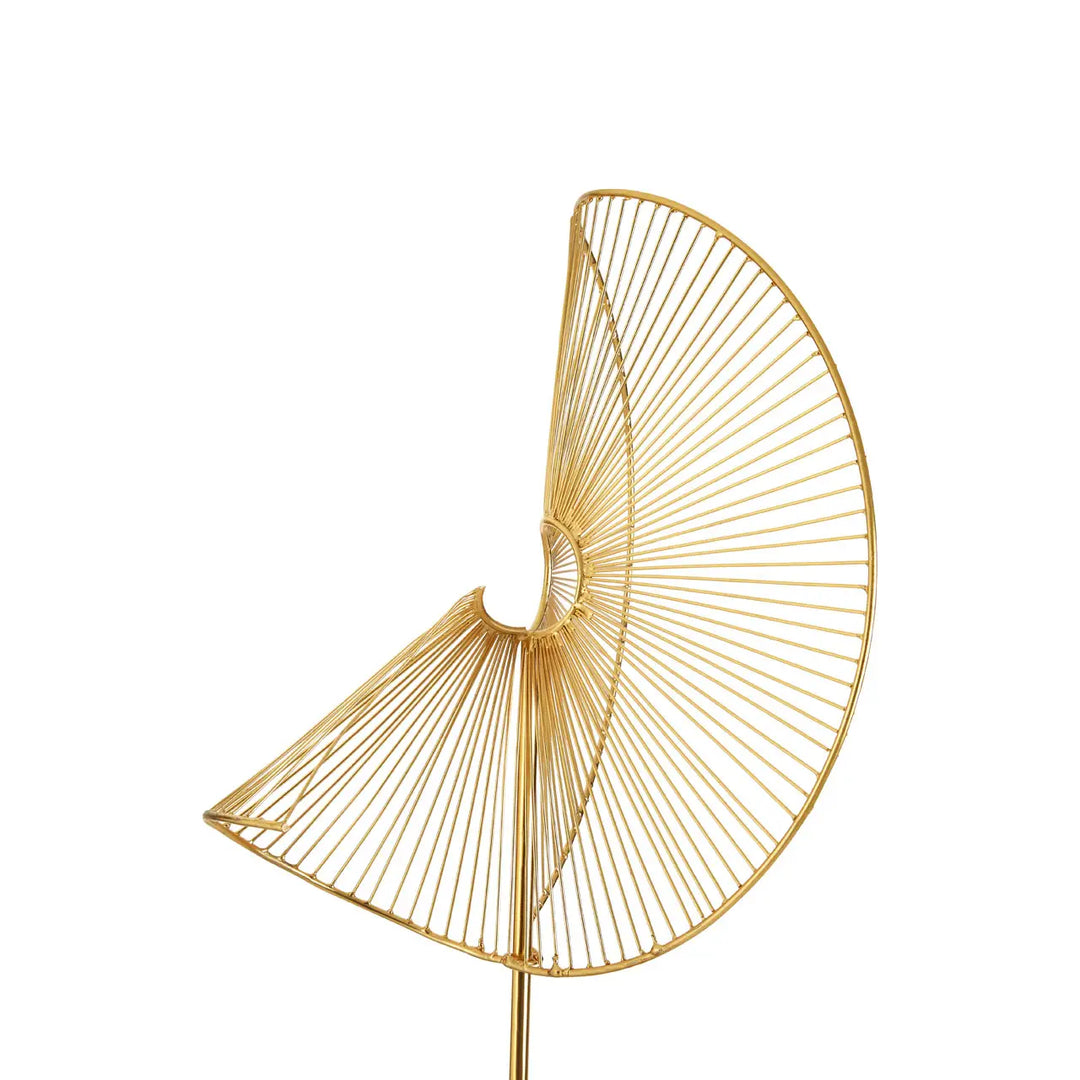 Amalfi Gold Finish Web Sculpture