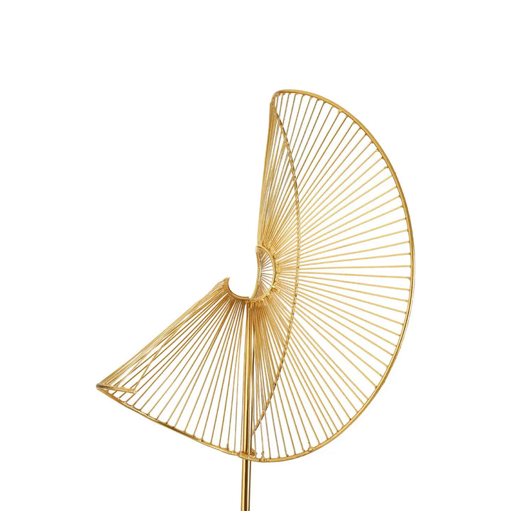 Amalfi Gold Finish Web Sculpture