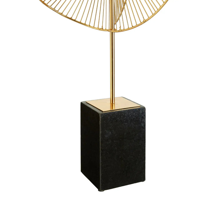 Amalfi Gold Finish Web Sculpture