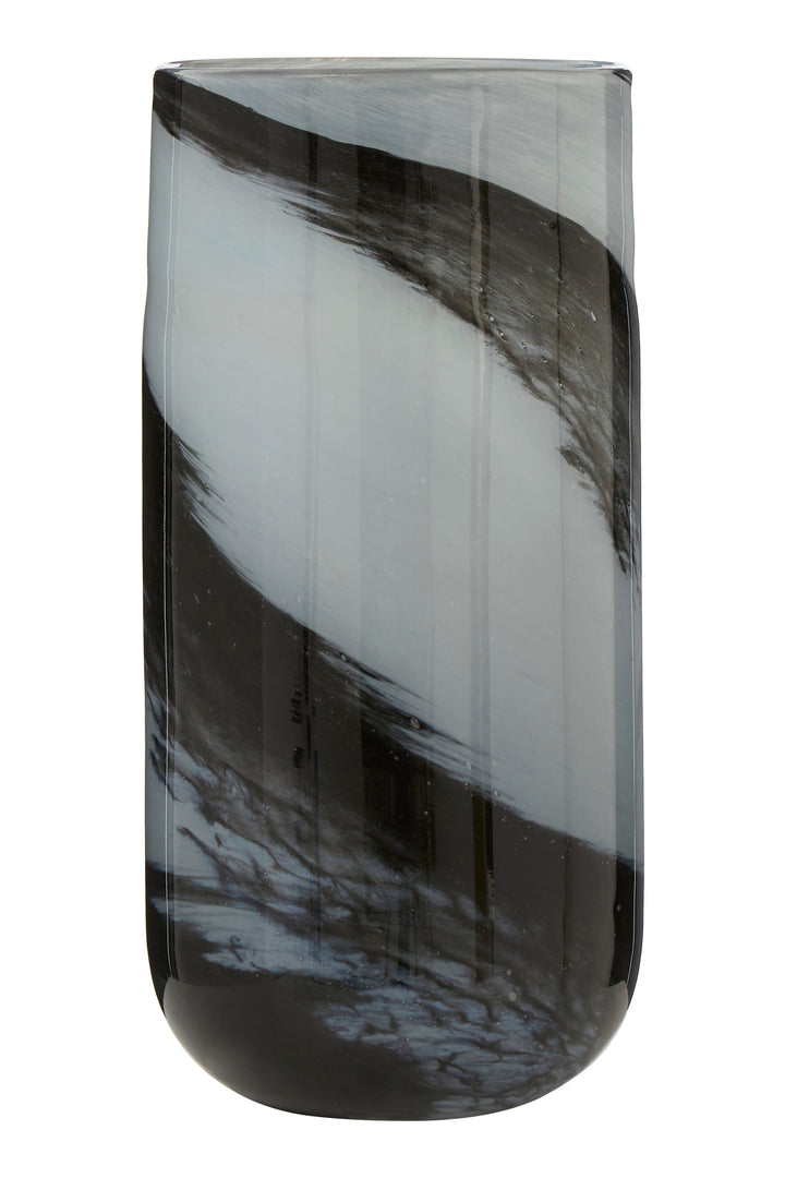 Lodi Grey and Black Vase