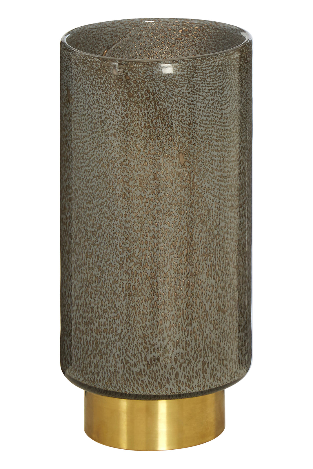 Sierra Large Grey and Gold Vase