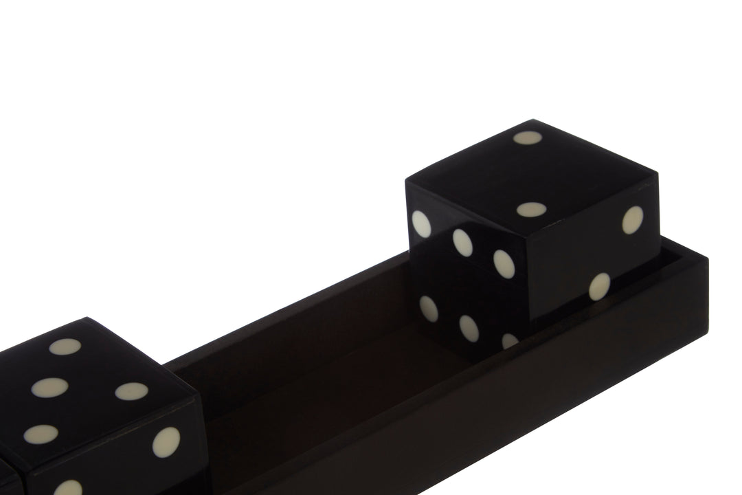 Atri Black 5 Dice Set