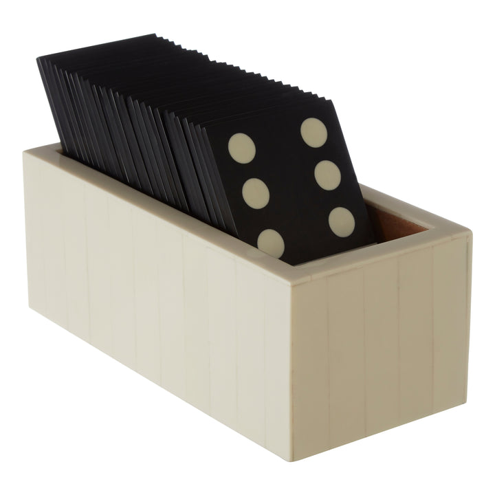 Atri Black And White Domino Set