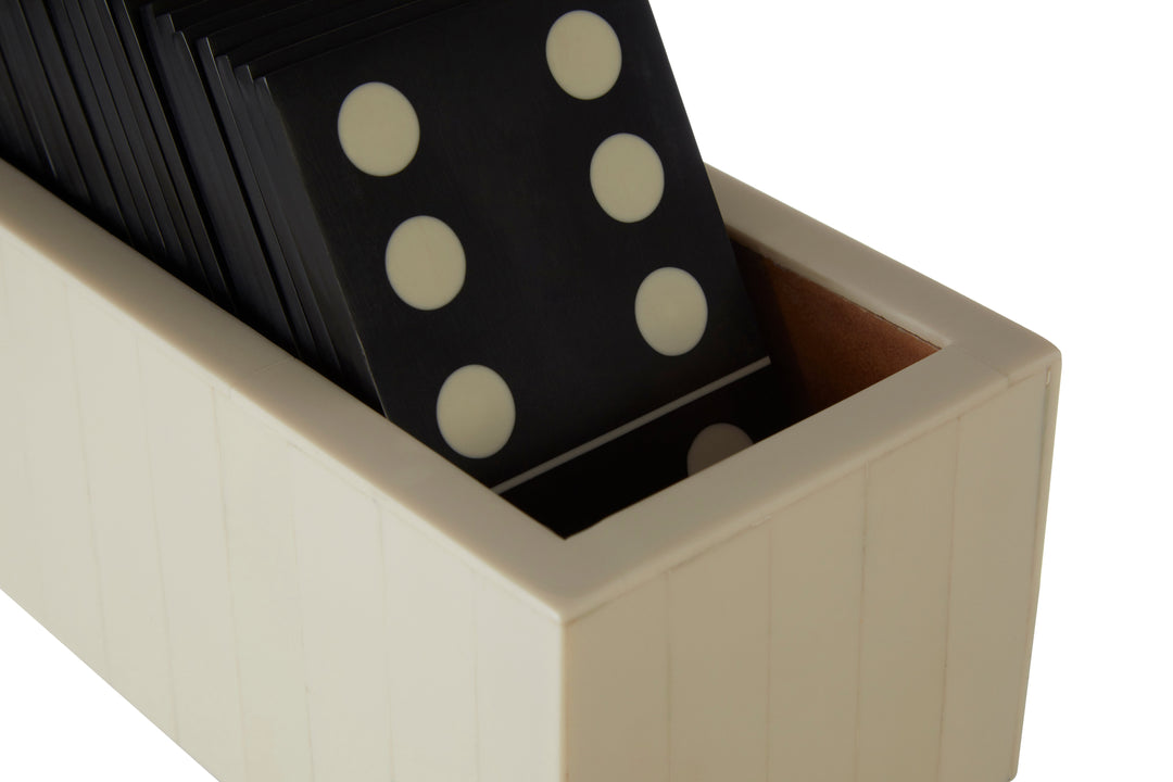 Atri Black And White Domino Set