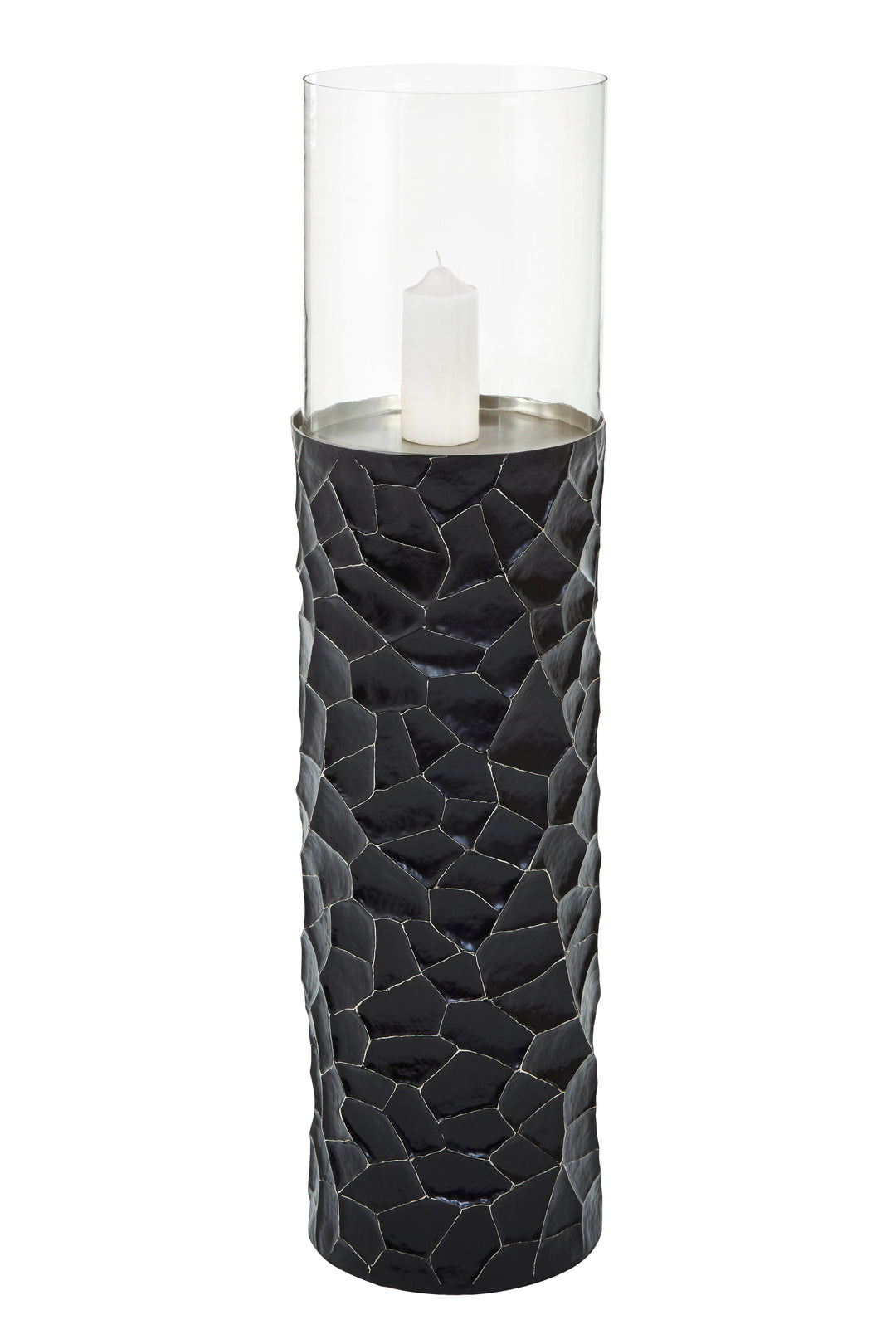 Pesca Large Floor Standing Hurricane Candle Holder