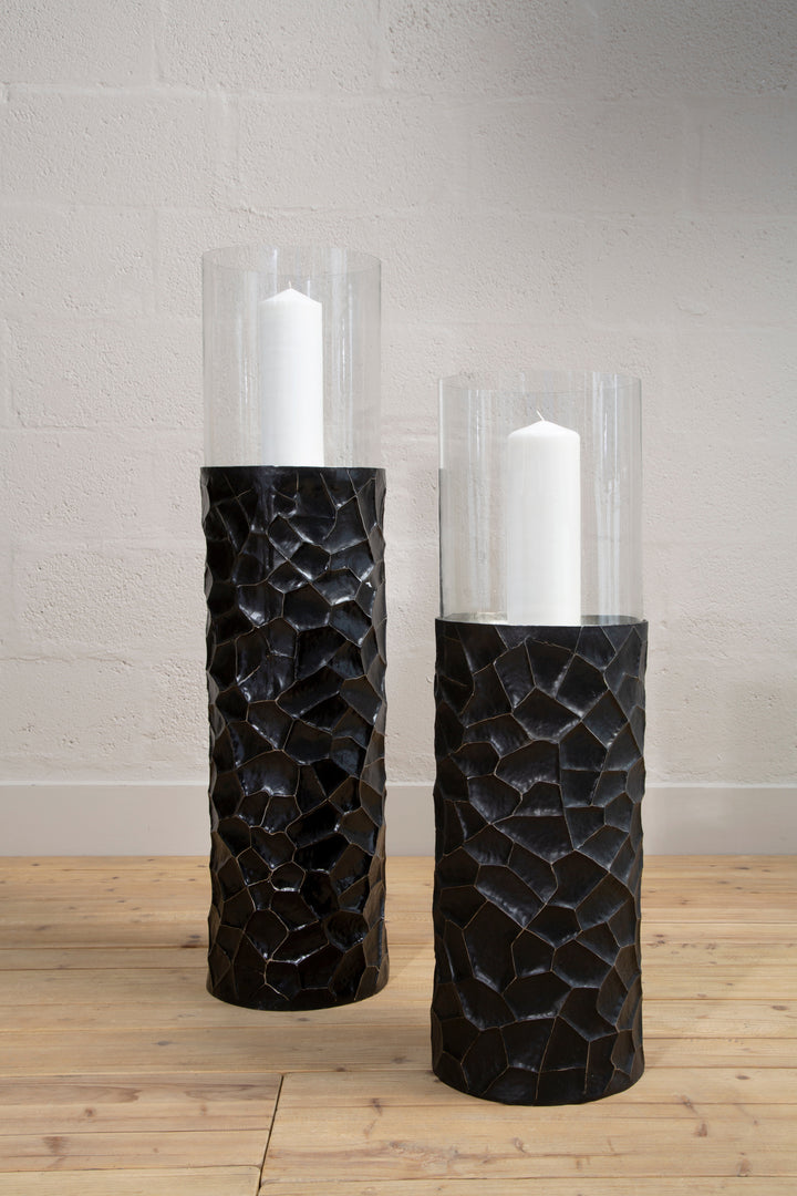 Pesca Small Floor Standing Hurricane Candle Holder