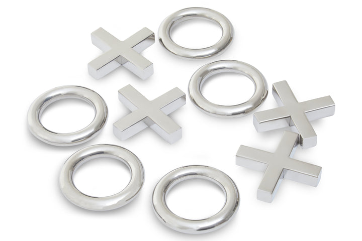 Atri Black And Silver Tic Tac Toe Game