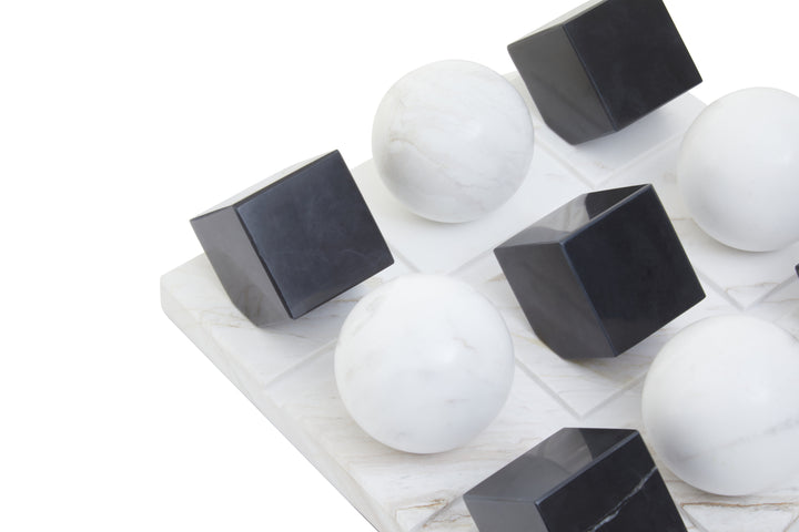 Atri Black And White Tic Tac Toe Game