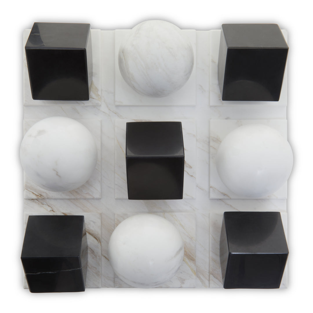 Atri Black And White Tic Tac Toe Game