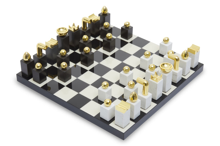 Atri Marble And Wood Chess Set