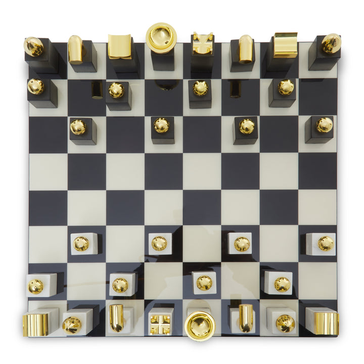Atri Marble And Wood Chess Set