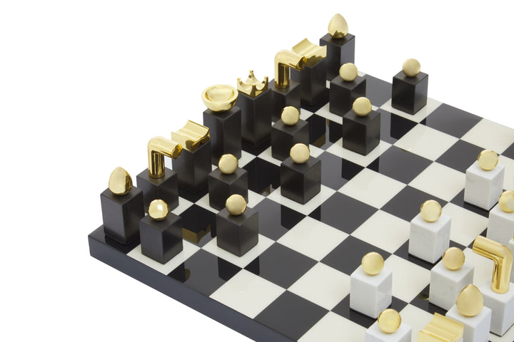 Atri Marble And Wood Chess Set