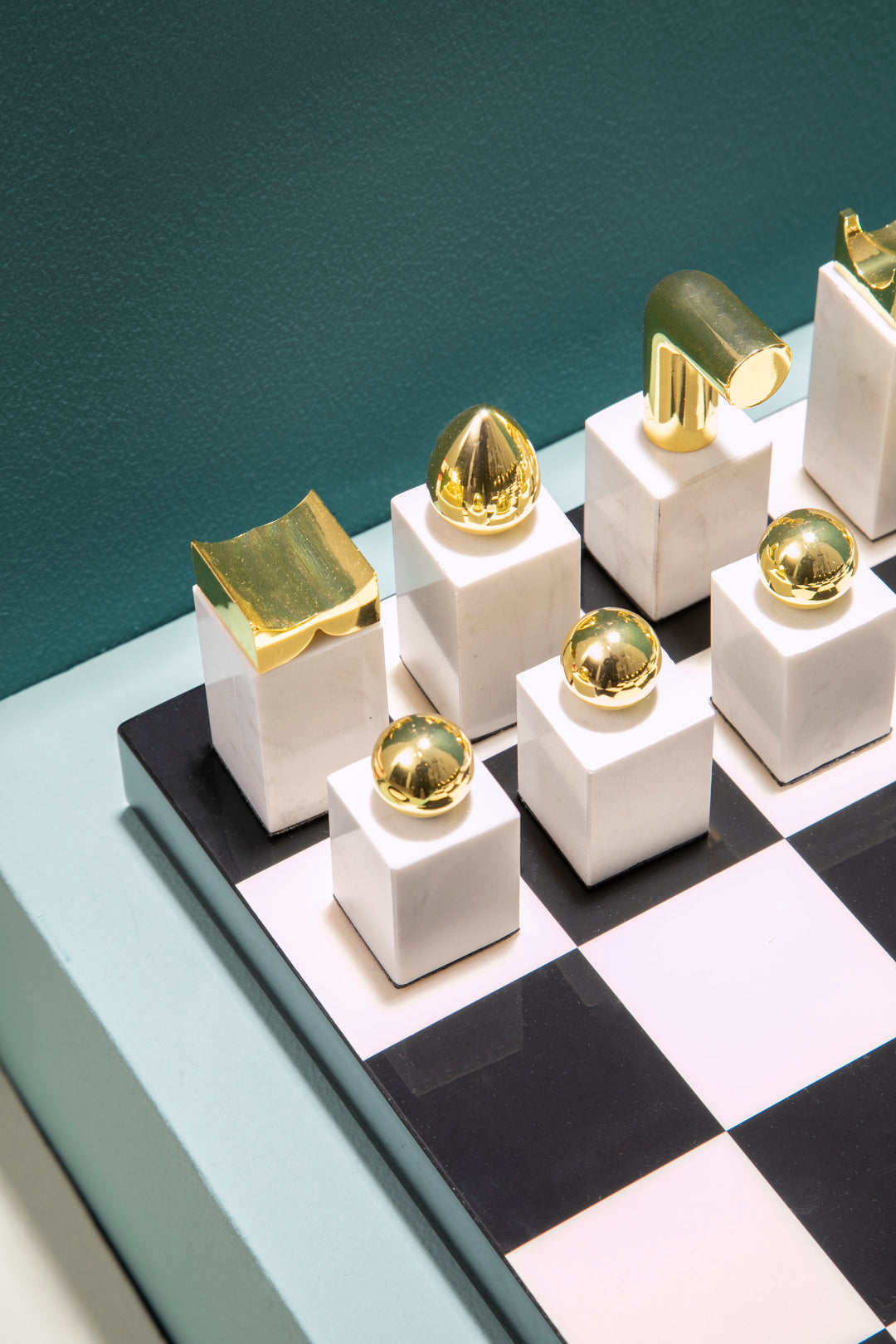 Atri Marble And Wood Chess Set