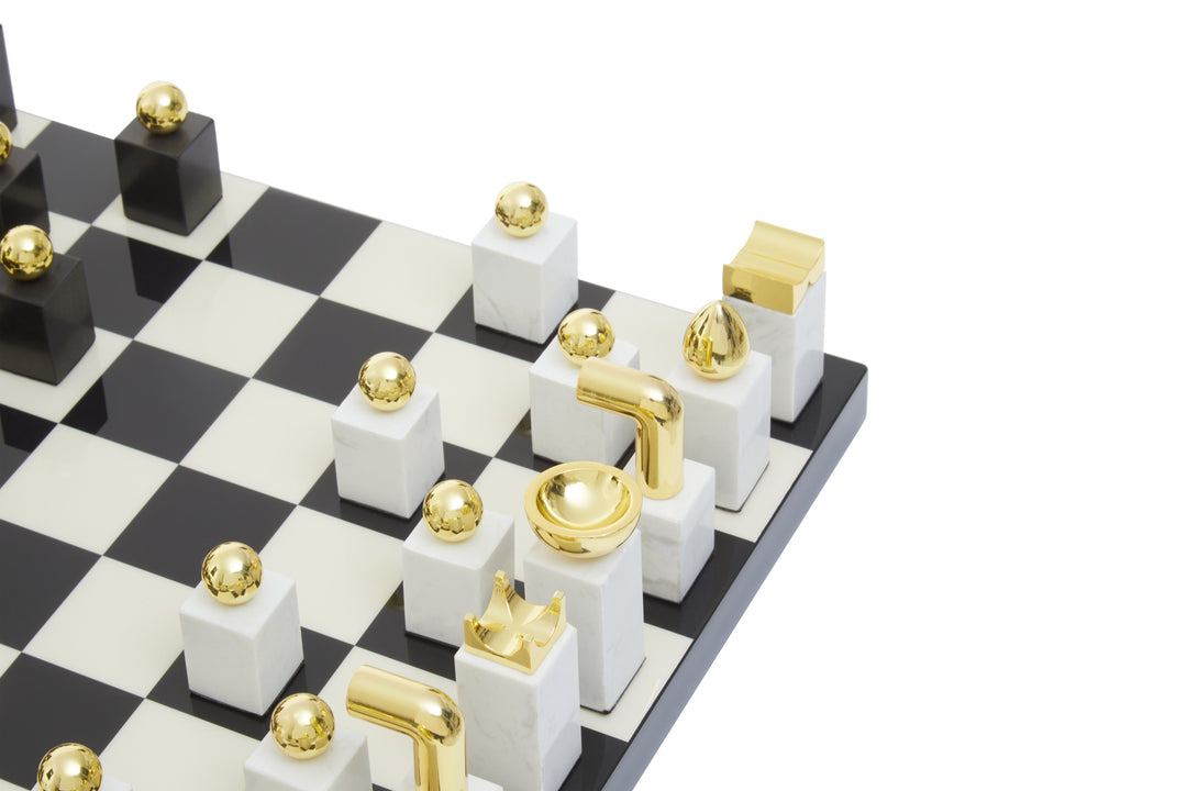 Atri Marble And Wood Chess Set