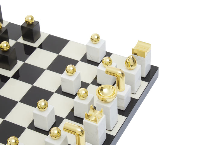 Atri Marble And Wood Chess Set