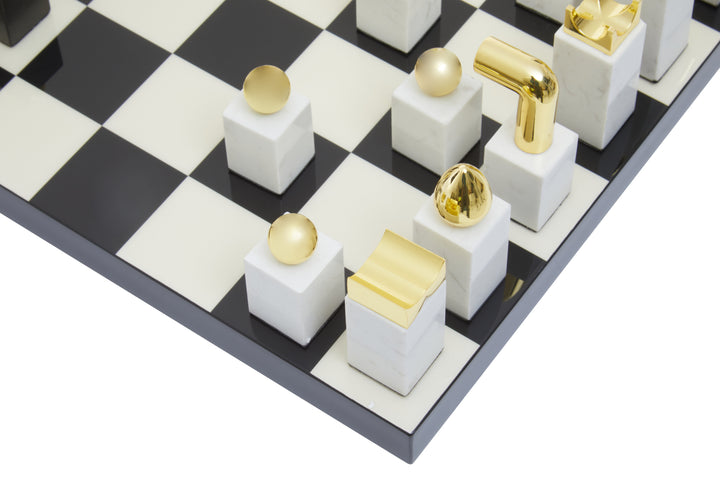 Atri Marble And Wood Chess Set