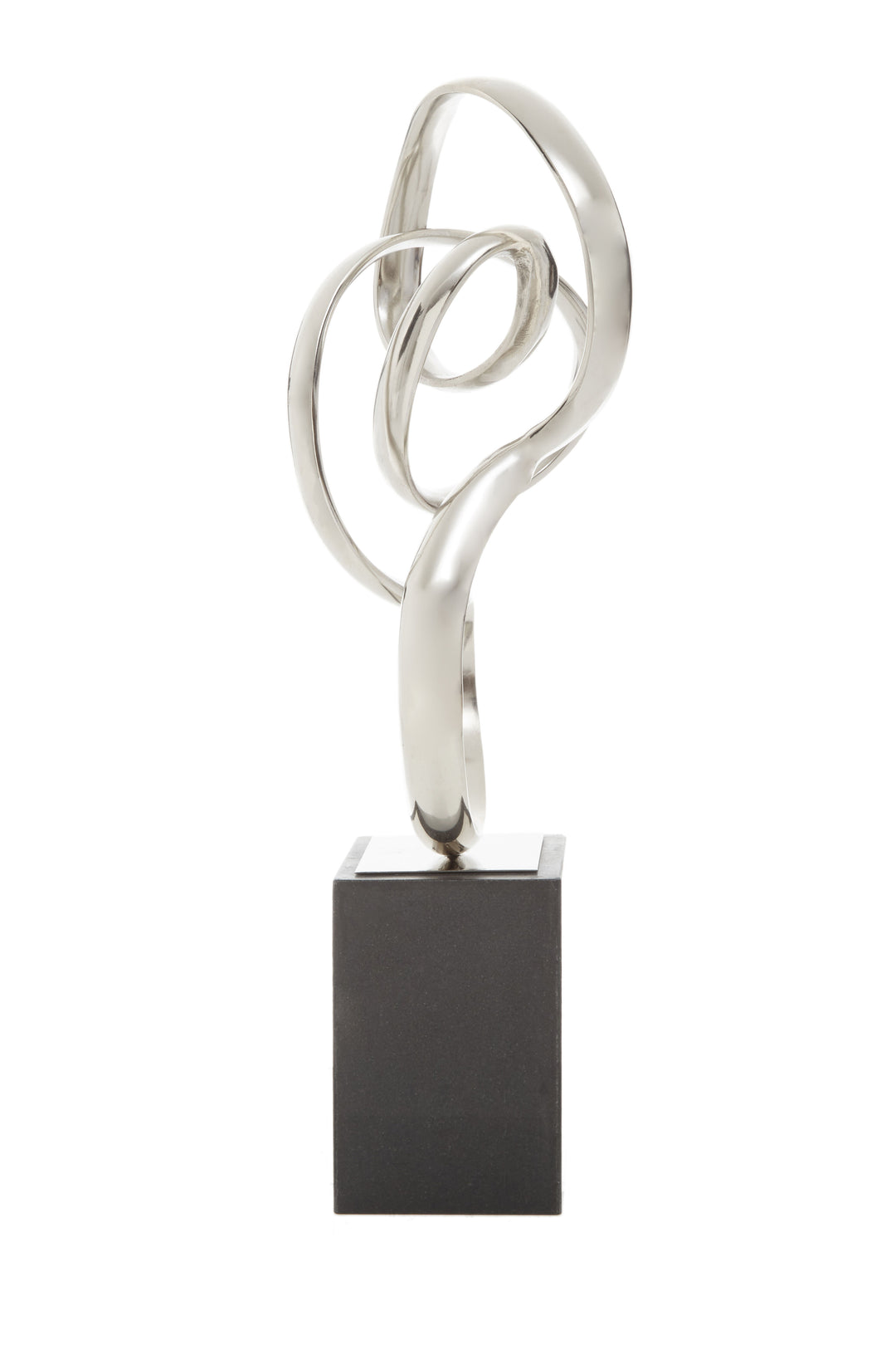 Chieti Silver Finish Knot Sculpture