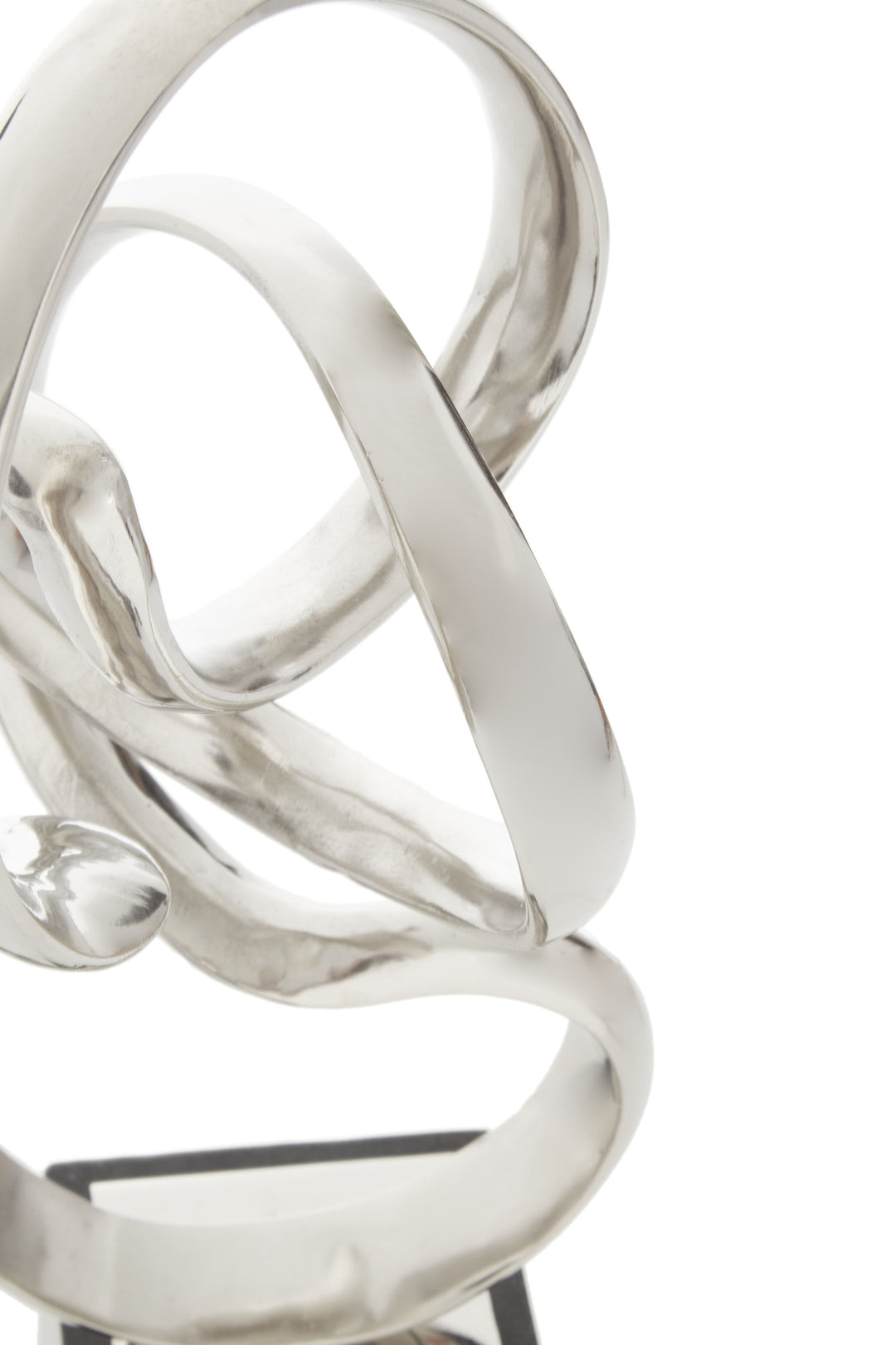 Chieti Silver Finish Knot Sculpture