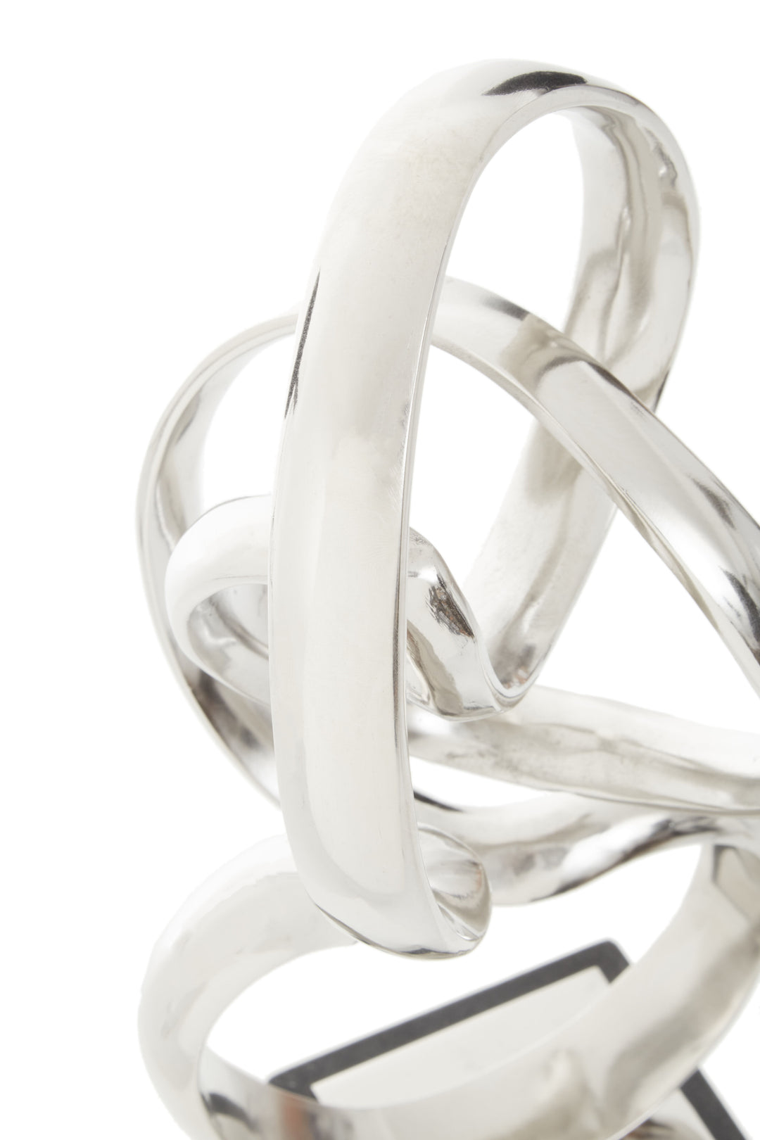 Chieti Silver Finish Knot Sculpture