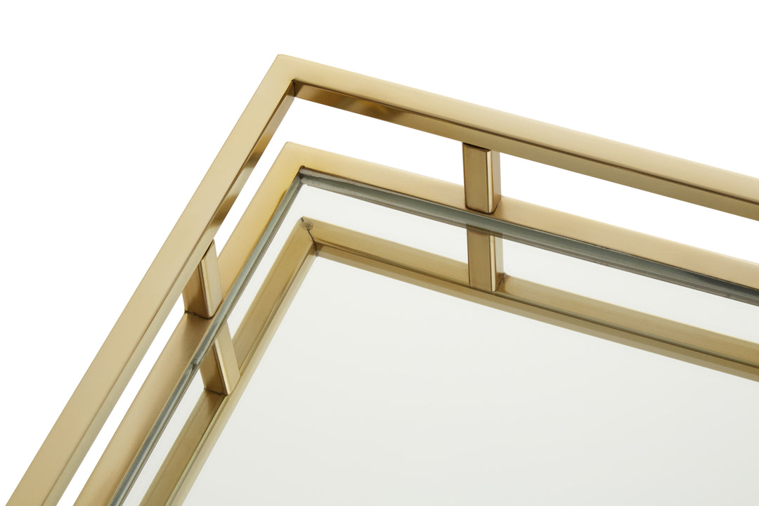 Varallo Gold Square Tray