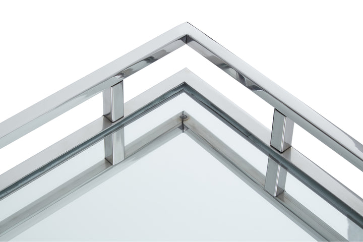 Varallo Silver Rectangular Tray