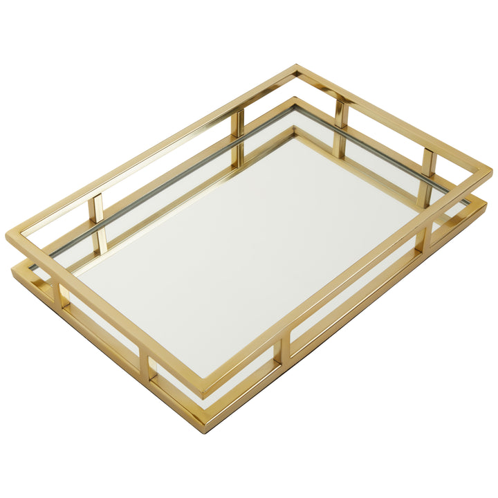 Varallo Gold Rectangular Tray