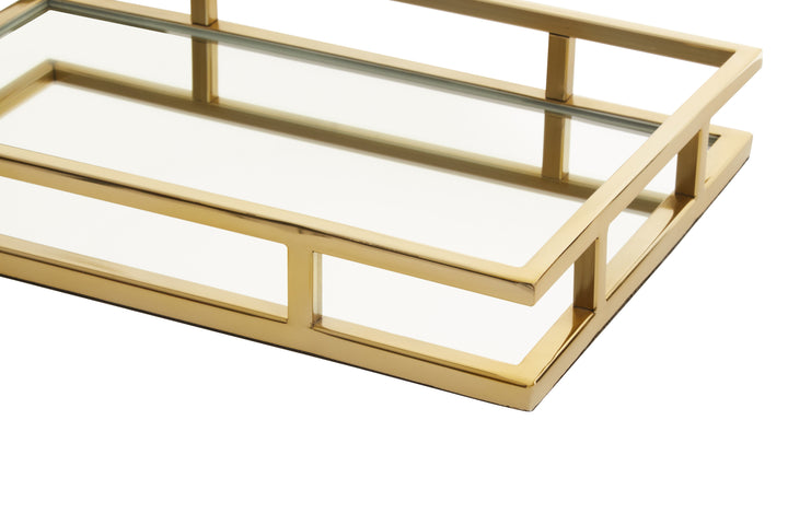 Varallo Gold Rectangular Tray