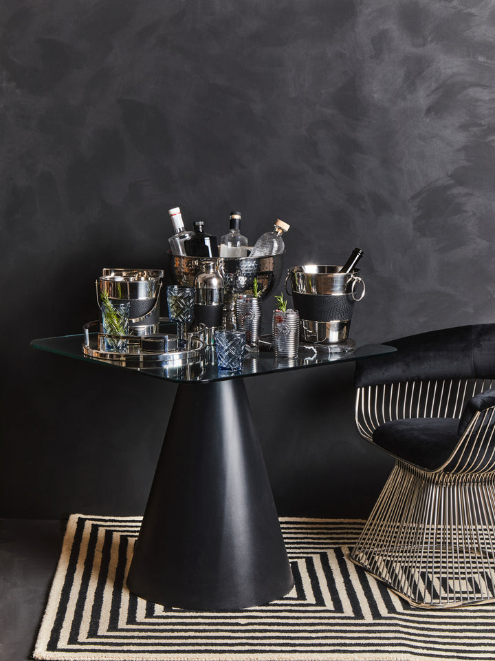 Soho Silver Hammered Champagne Bowl