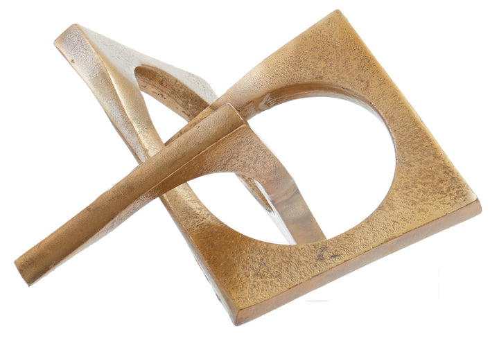 Desio Gold Finish Sculpture