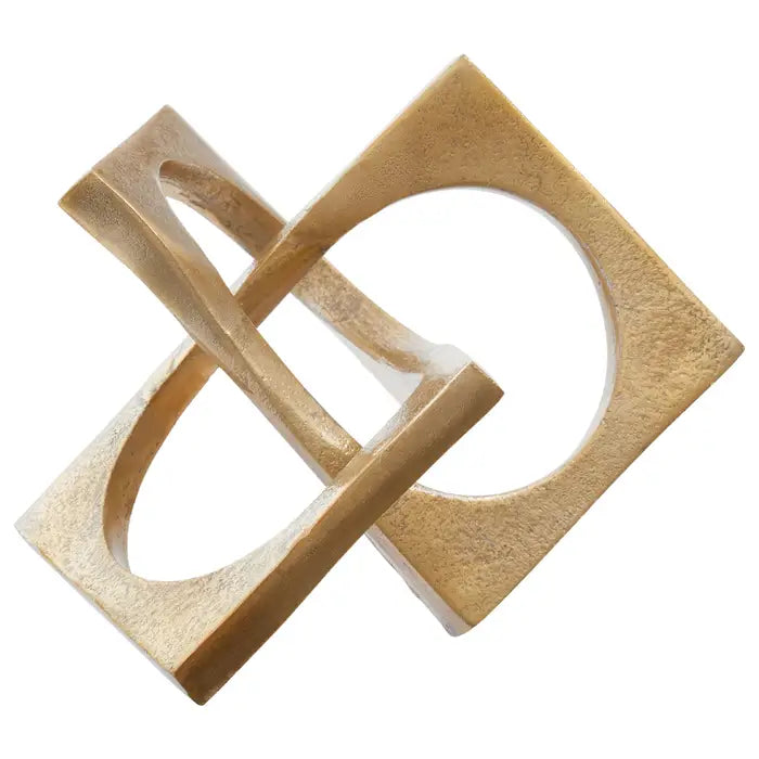 Desio Gold Finish Sculpture