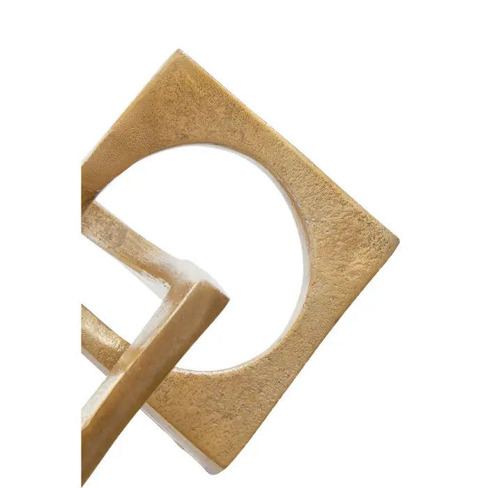 Desio Gold Finish Sculpture