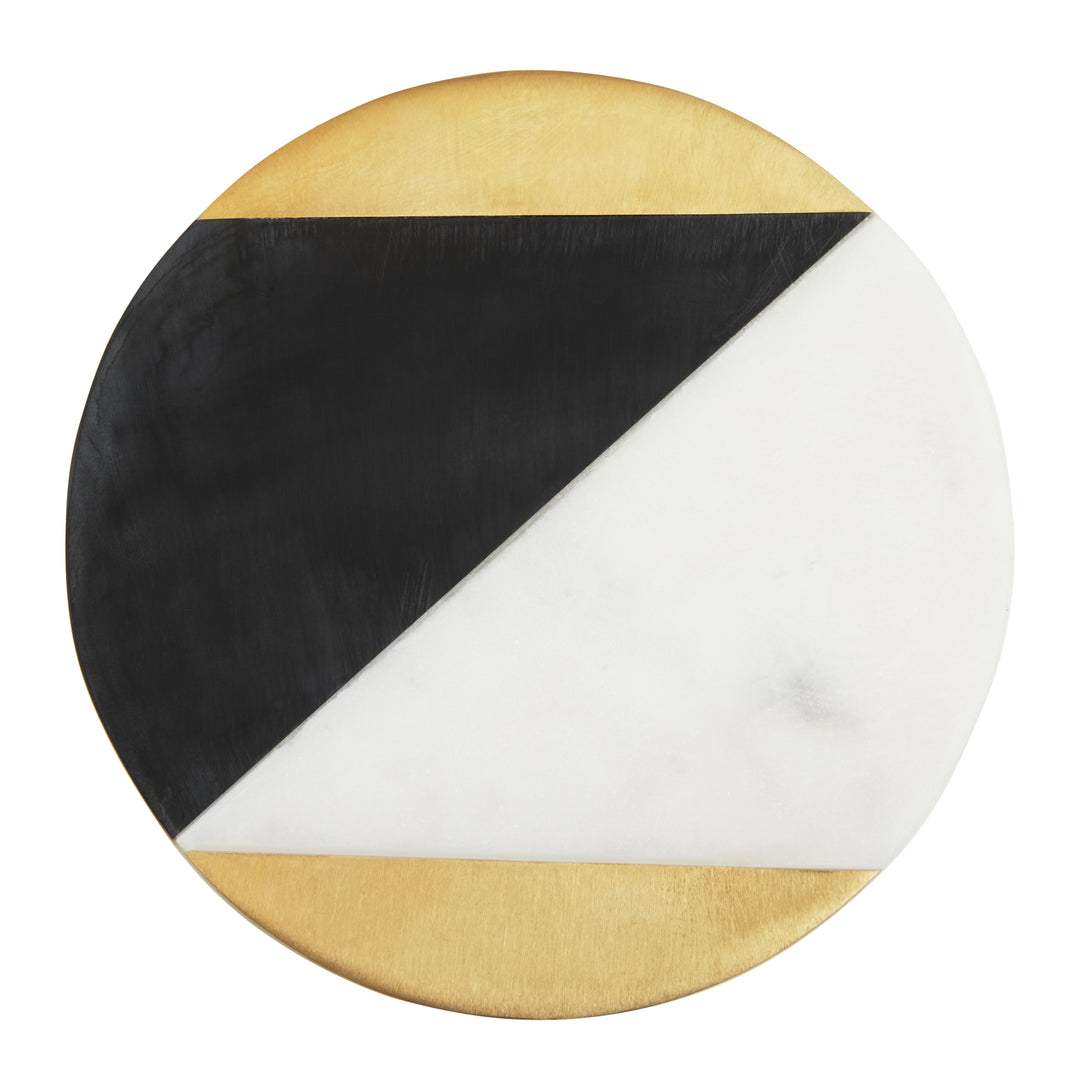 Todi Round Marble Trinket Box