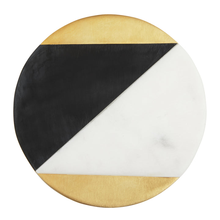 Todi Round Marble Trinket Box