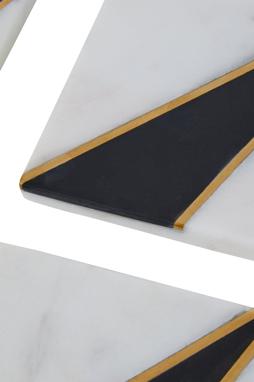 Todi White And Black Marble Coasters