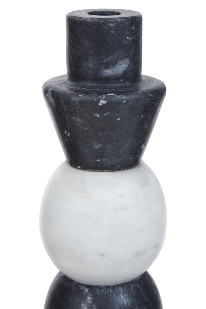 Forio Layered Marble Candle Holder