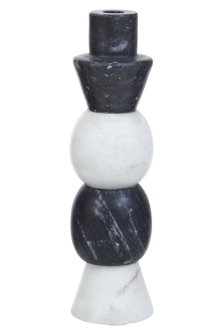 Forio Layered Marble Candle Holder