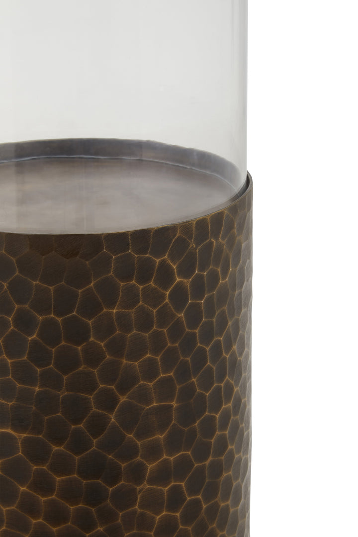 Varese Large Gold Floor Standing Candle Holder