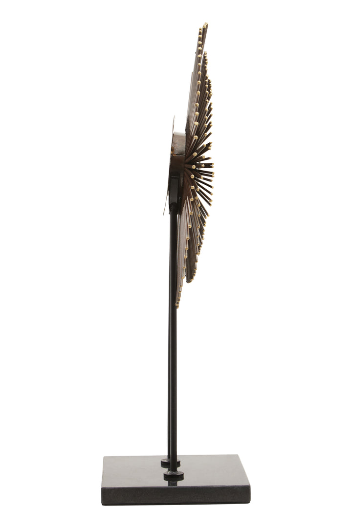 Milazzo Black Finish Quill Sculpture