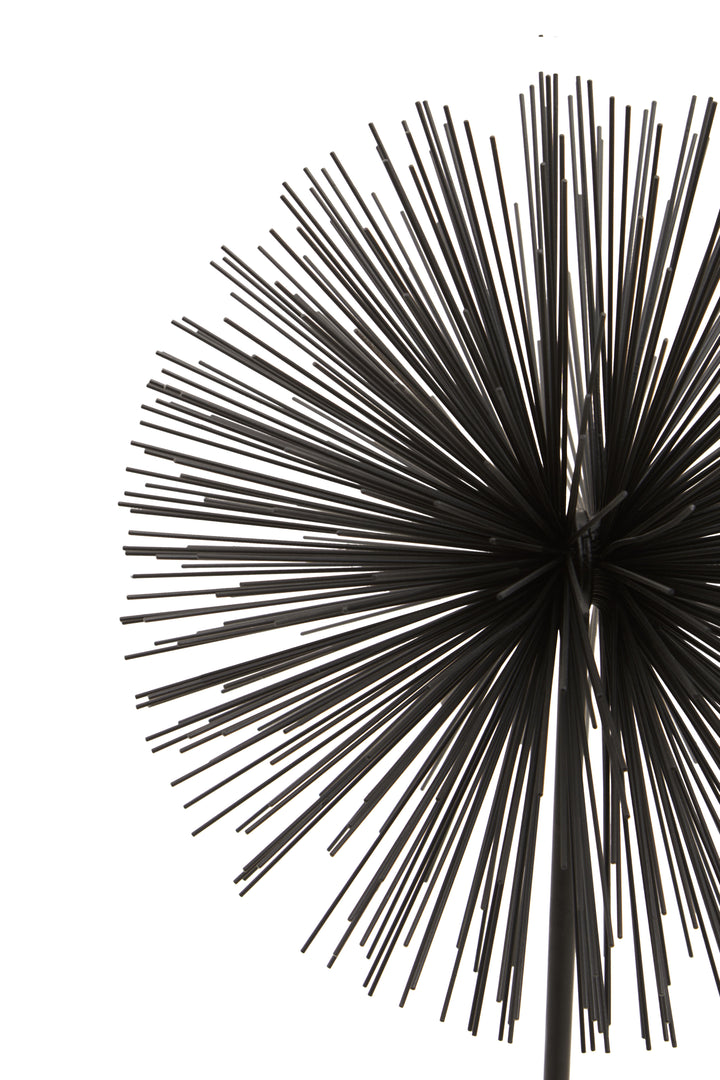 Milazzo Black Finish Starburst Sculpture