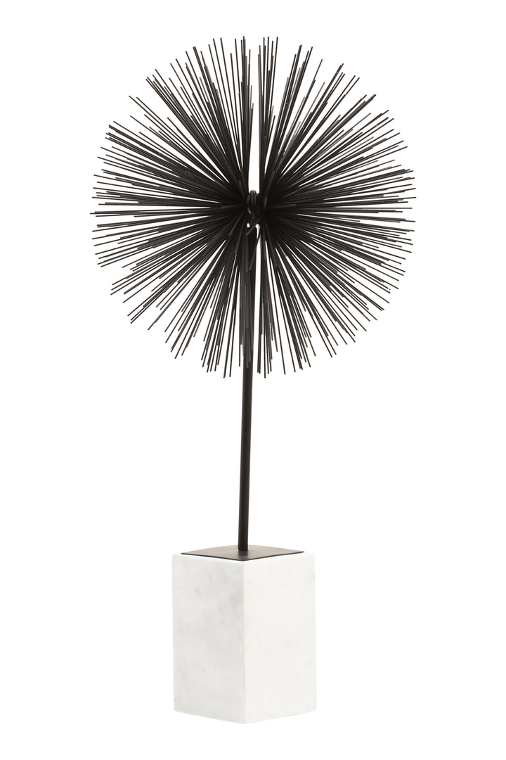 Milazzo Black Finish Starburst Sculpture