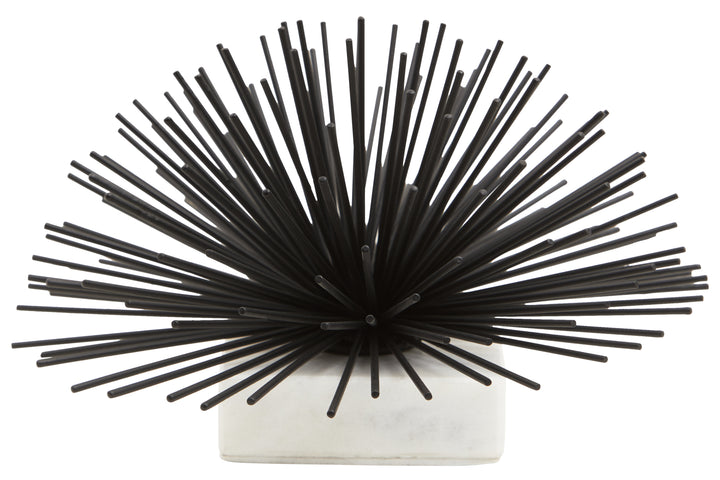 Milazzo Black Starburst With Marble Base