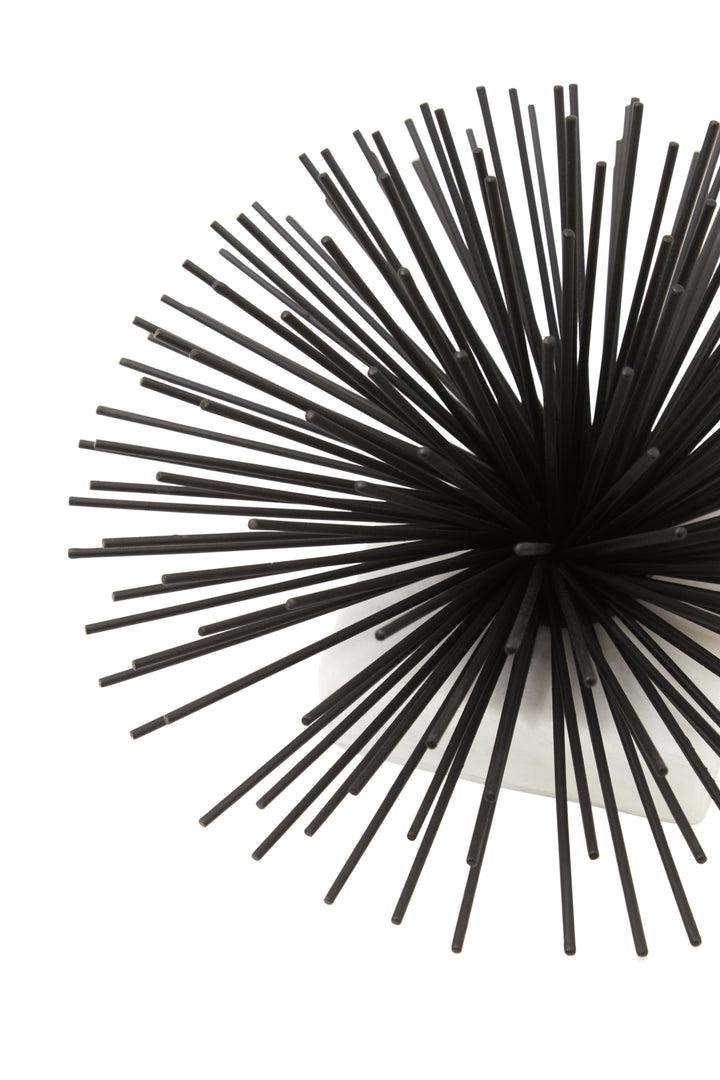 Milazzo Black Starburst With Marble Base