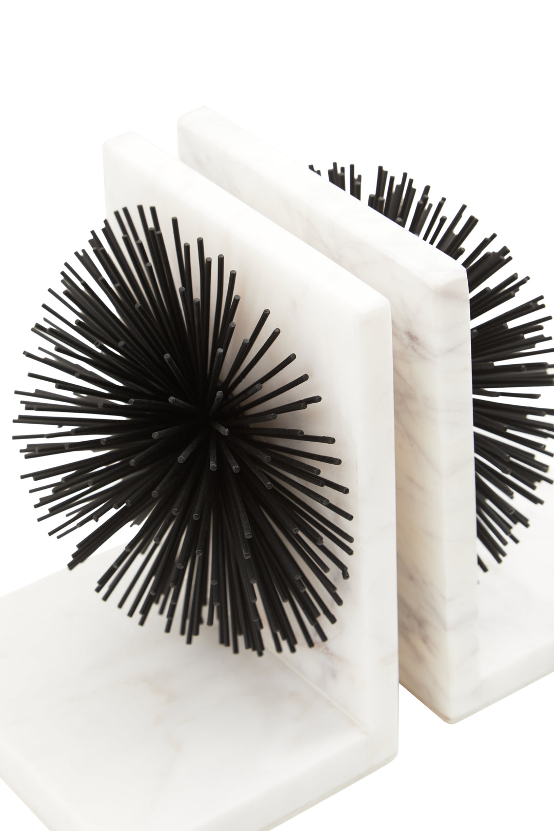 Milazzo Set Of Two Black Starburst Bookends