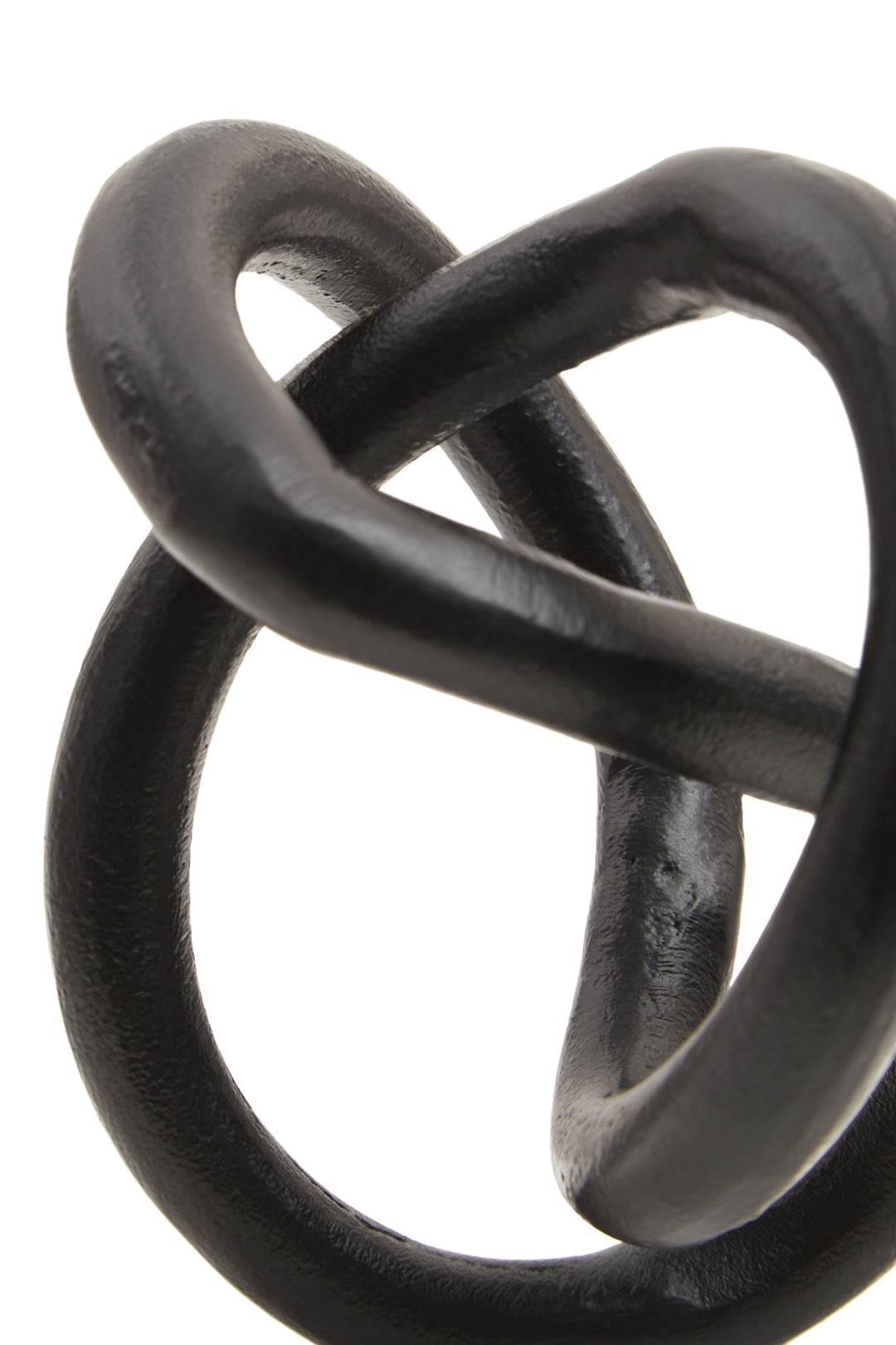 Desio Matte Black Knot Sculpture
