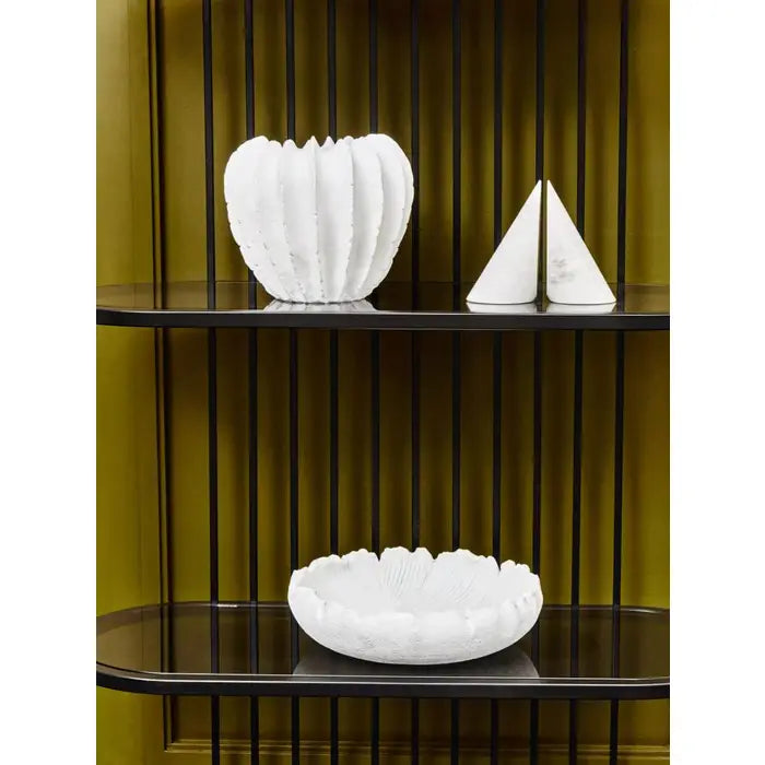 Forio Set Of Two White Marble Bookends