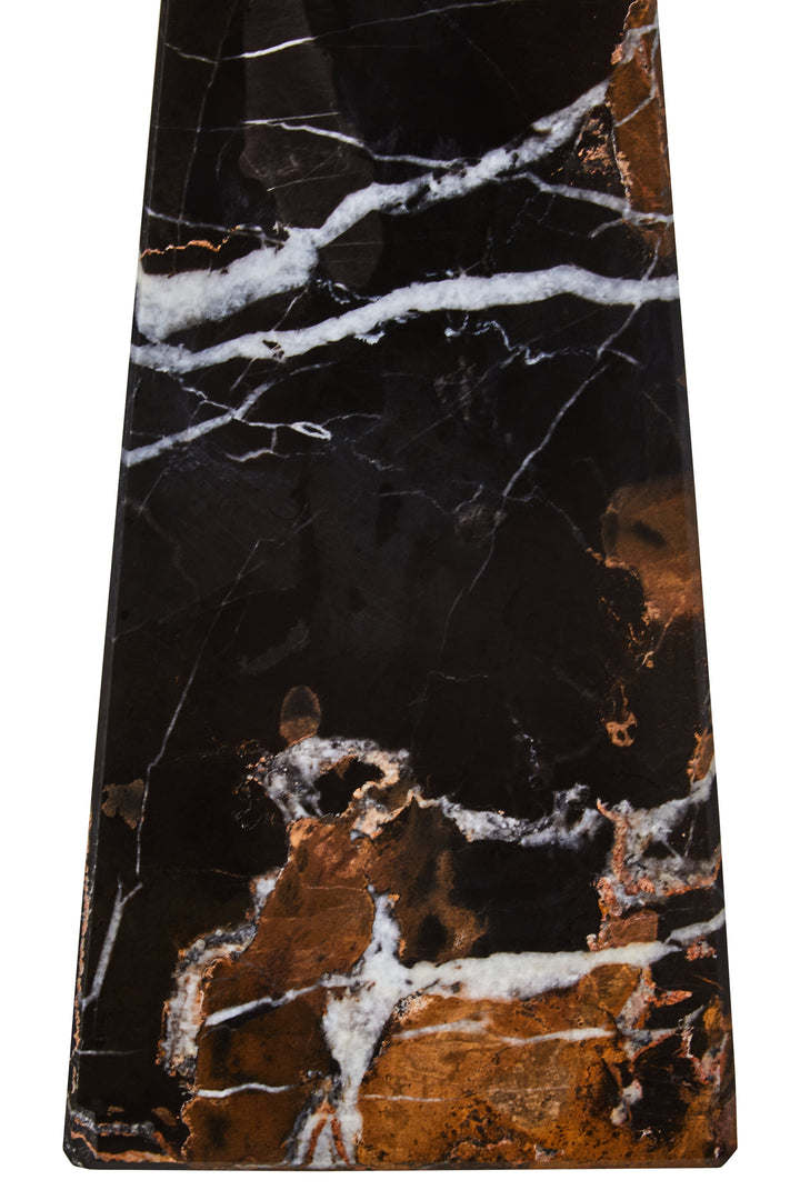 Forio Large Black Marble Obelisk