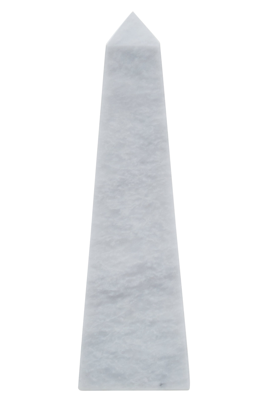 Forio Small White Marble Obelisk