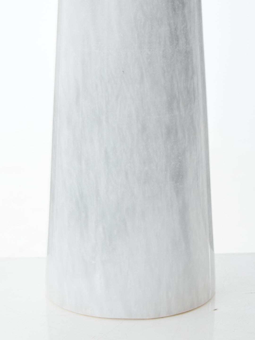 Forio White Marble Tapered Vase