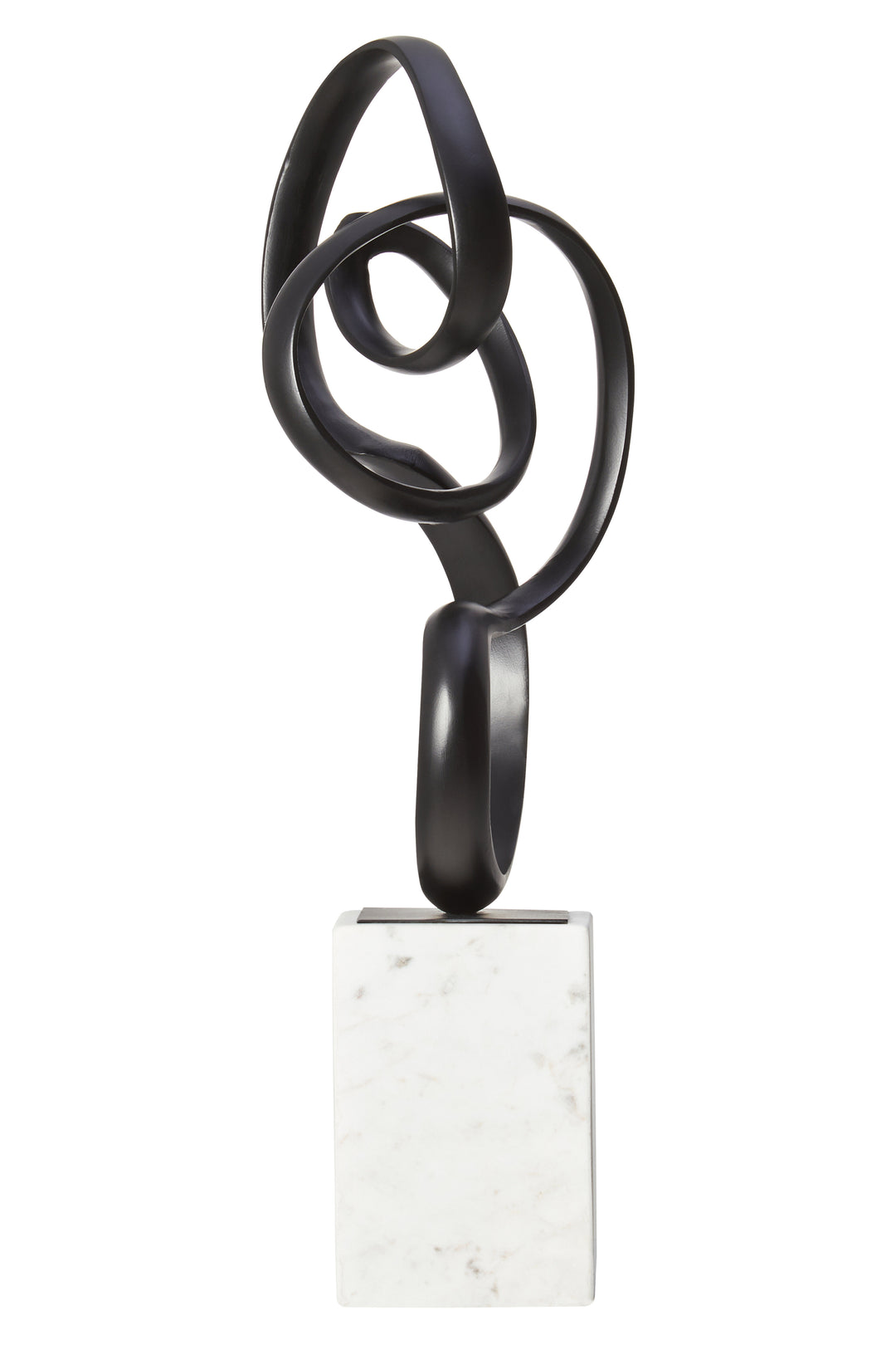 Desio Black Finish Aluminium Knot Sculpture